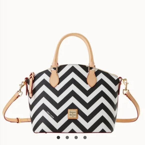 Dooney & Bourke Cheveron Geena Sachel - Picture 1 of 16